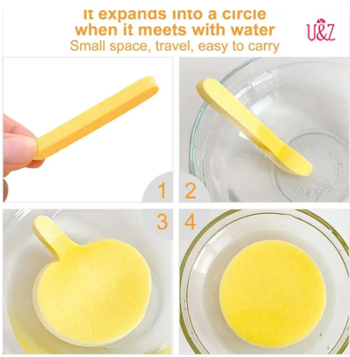 Disposable Facial Sponge 12 Pc