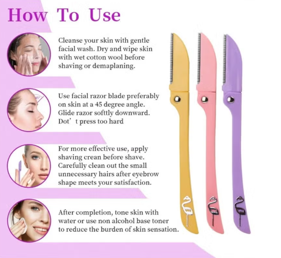 Facial Razor 1030 3Pc