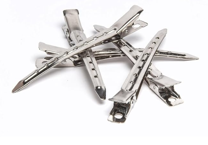 Hair Sectioning Clips steel 12 Pcs