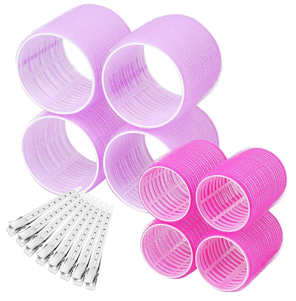 Hair Rollers with Clips 6 Pcs
