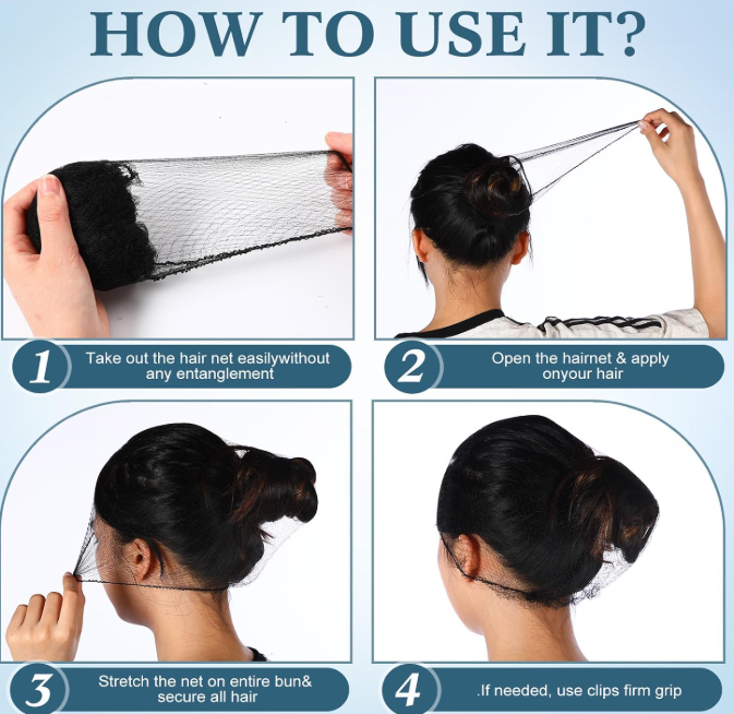 Invisible Hair Net 4pc