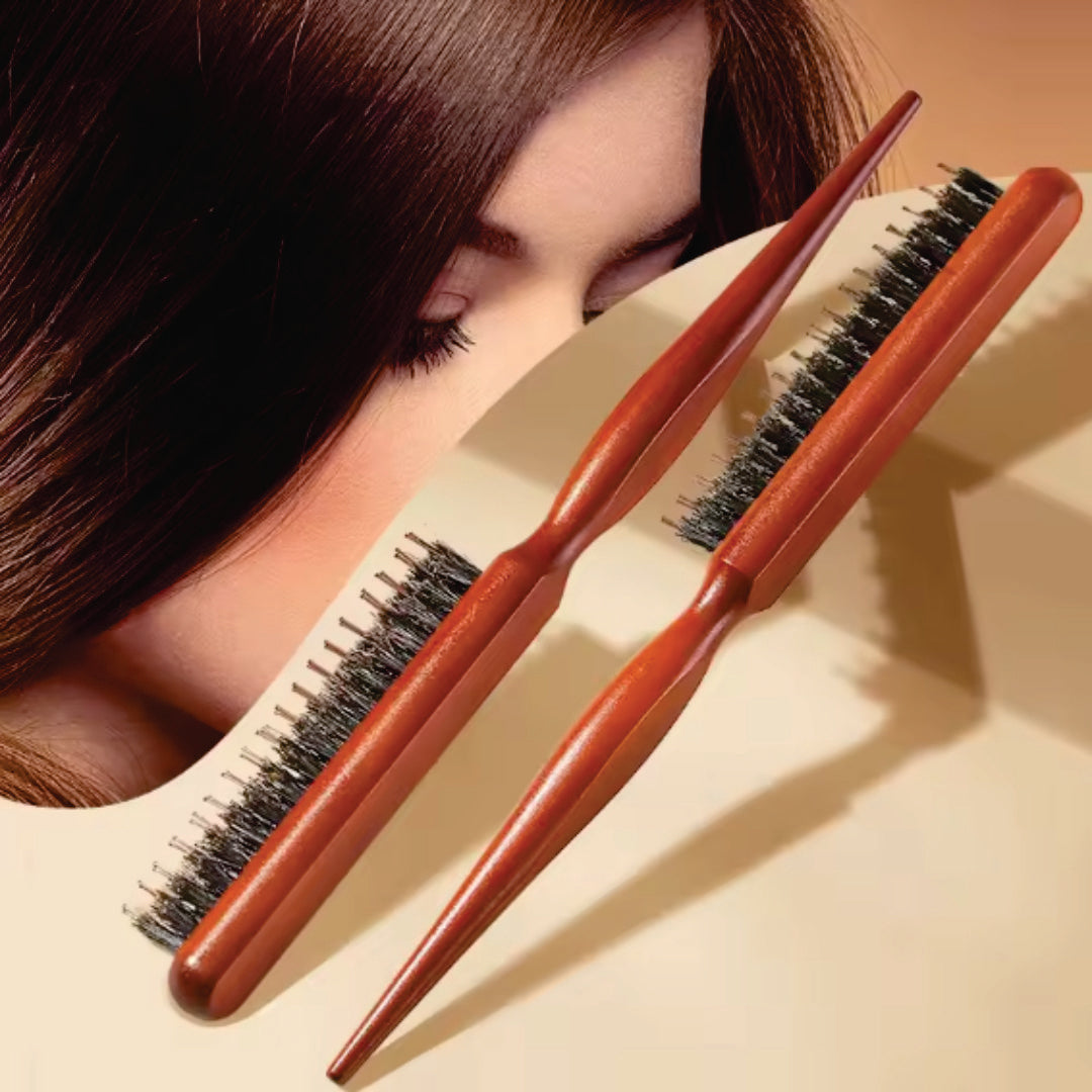 Teasing Hair Brush Wooden 1 pc