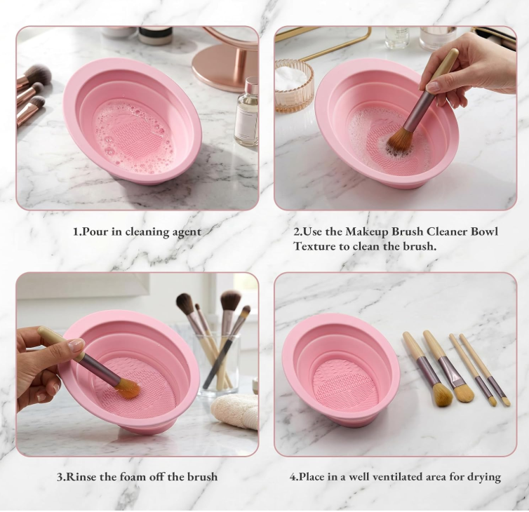 Makeup Brush Cleaner Bowl mini 1pc