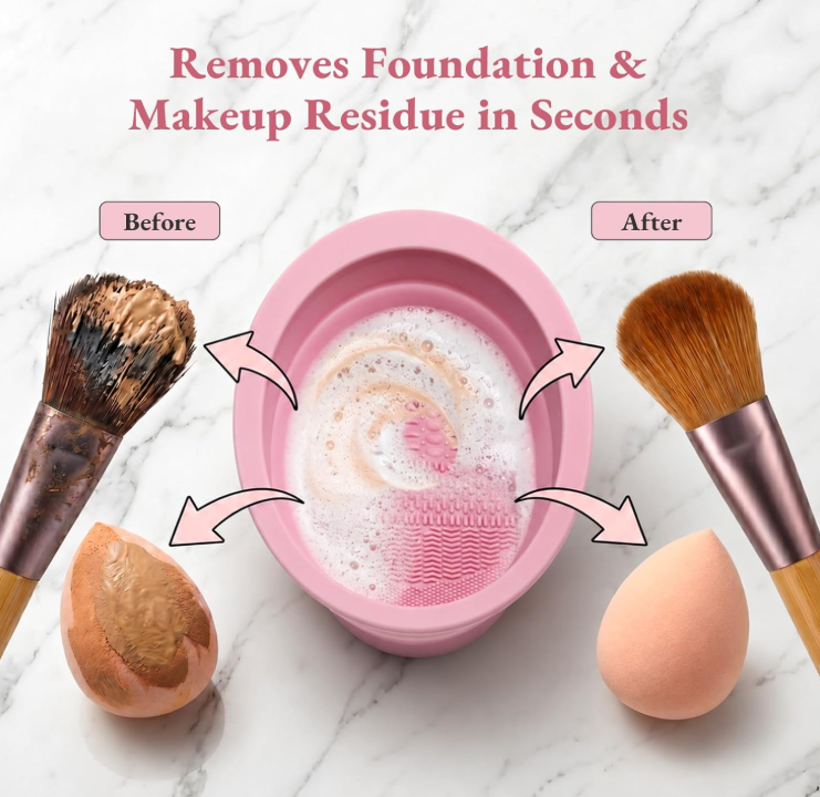 Makeup Brush Cleaner Bowl mini 1pc