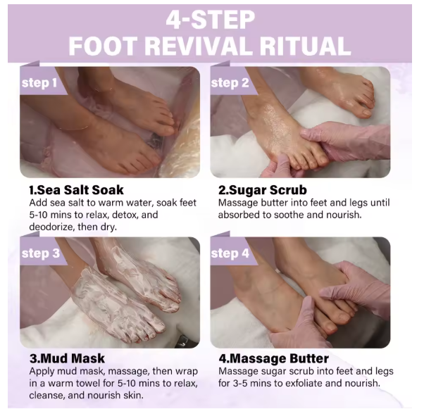 Beacysw 4 Step Pedicure Kit