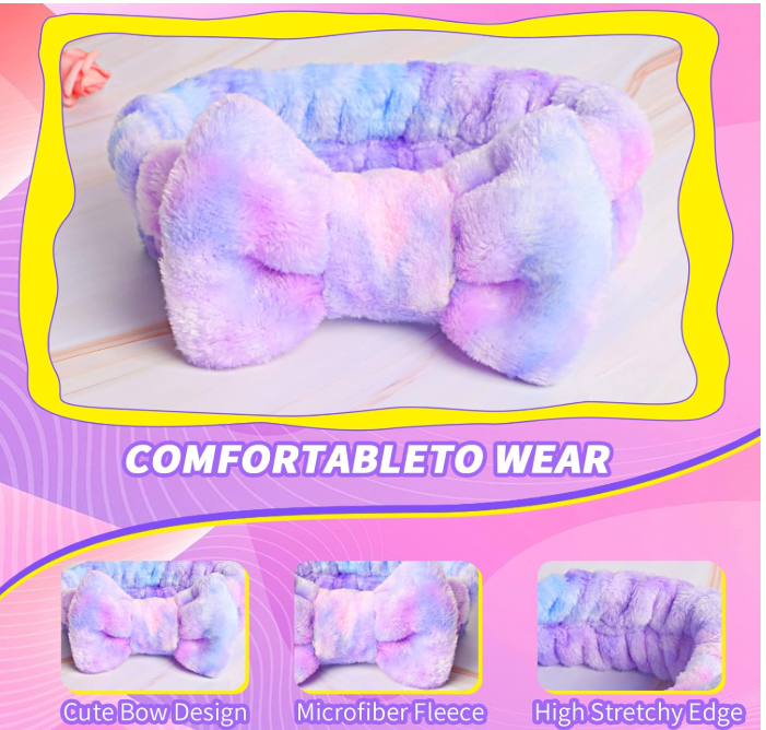 Facial Headband fleece 1pc